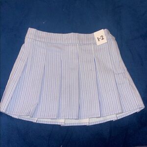 Cotton On Blue Striped Kids Skirt